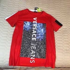 NWT Red Versace Jeans T-Shirt